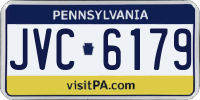 PA license plate JVC6179