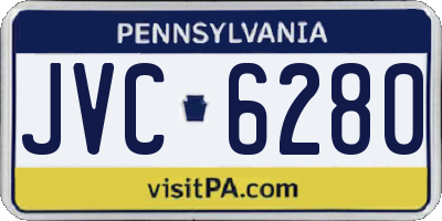 PA license plate JVC6280