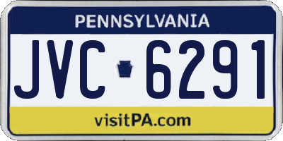 PA license plate JVC6291