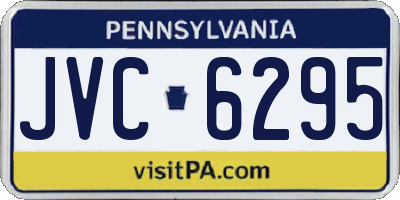 PA license plate JVC6295