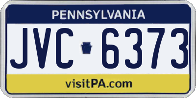 PA license plate JVC6373