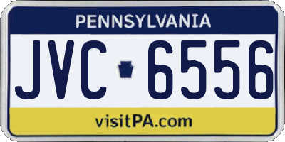 PA license plate JVC6556