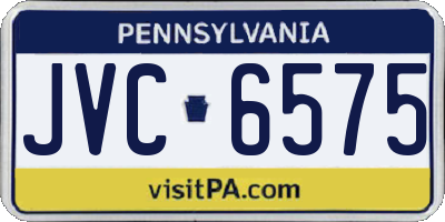 PA license plate JVC6575