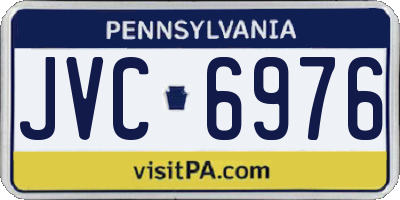 PA license plate JVC6976
