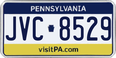 PA license plate JVC8529