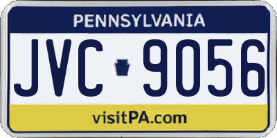 PA license plate JVC9056