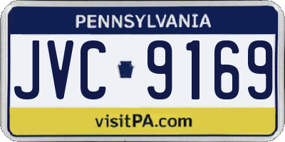 PA license plate JVC9169