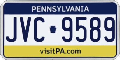 PA license plate JVC9589