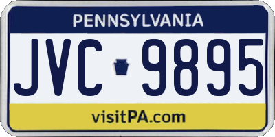 PA license plate JVC9895