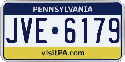 PA license plate JVE6179