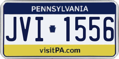 PA license plate JVI1556