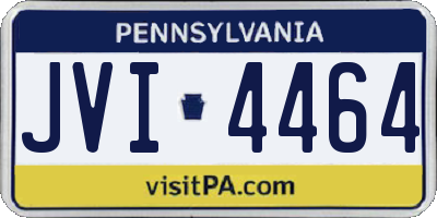 PA license plate JVI4464