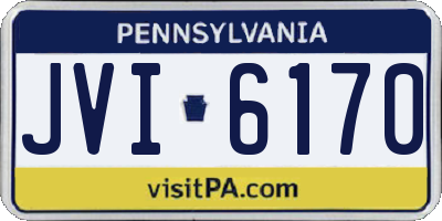 PA license plate JVI6170
