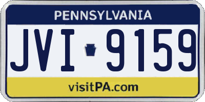 PA license plate JVI9159