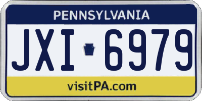 PA license plate JXI6979