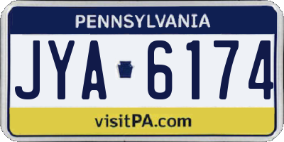 PA license plate JYA6174