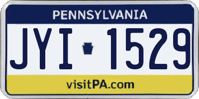 PA license plate JYI1529
