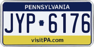 PA license plate JYP6176