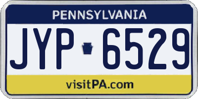 PA license plate JYP6529