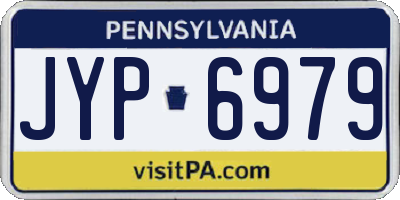 PA license plate JYP6979