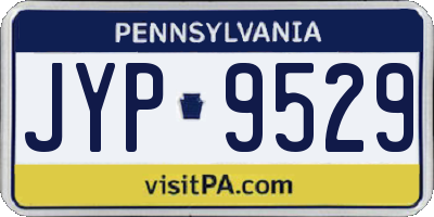 PA license plate JYP9529
