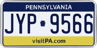 PA license plate JYP9566