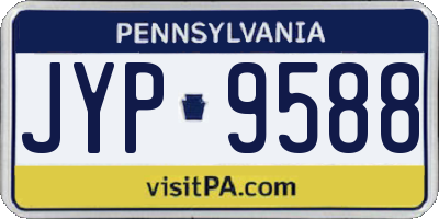 PA license plate JYP9588