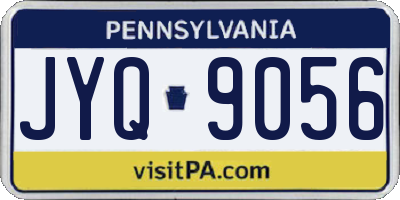 PA license plate JYQ9056