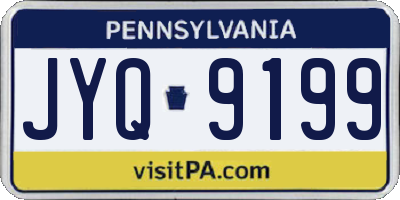 PA license plate JYQ9199