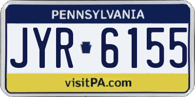 PA license plate JYR6155