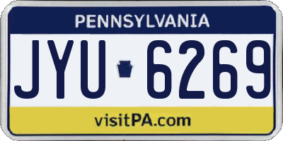 PA license plate JYU6269