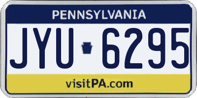 PA license plate JYU6295