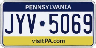 PA license plate JYV5069