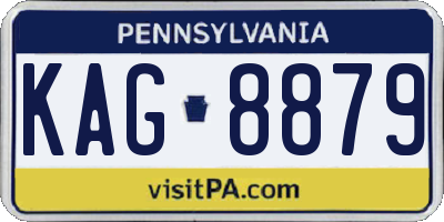 PA license plate KAG8879