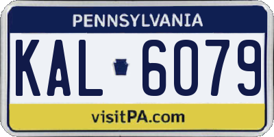 PA license plate KAL6079