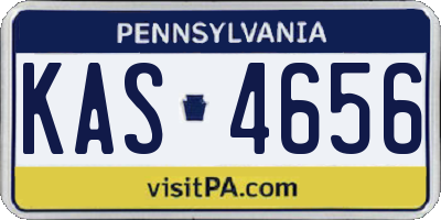 PA license plate KAS4656