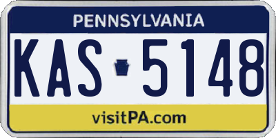 PA license plate KAS5148