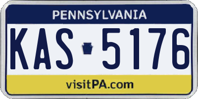 PA license plate KAS5176