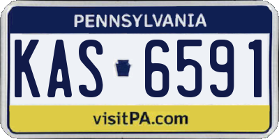 PA license plate KAS6591