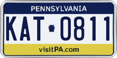 PA license plate KAT0811
