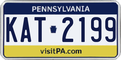 PA license plate KAT2199