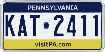 PA license plate KAT2411