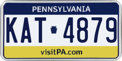 PA license plate KAT4879