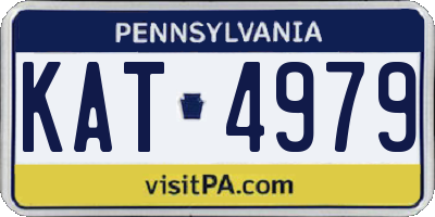 PA license plate KAT4979