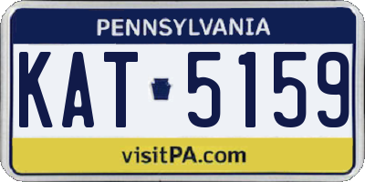 PA license plate KAT5159