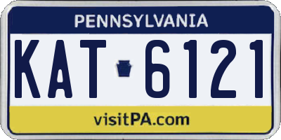 PA license plate KAT6121
