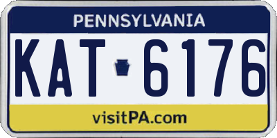 PA license plate KAT6176