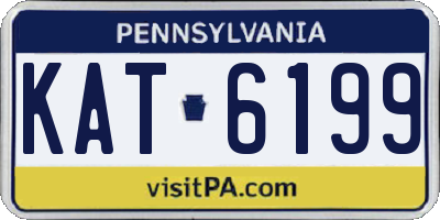PA license plate KAT6199