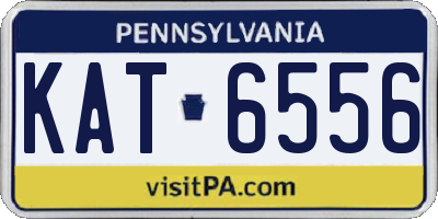 PA license plate KAT6556