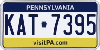 PA license plate KAT7395